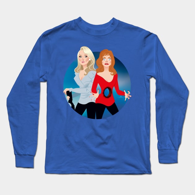 Mad & Hel Long Sleeve T-Shirt by AlejandroMogolloArt